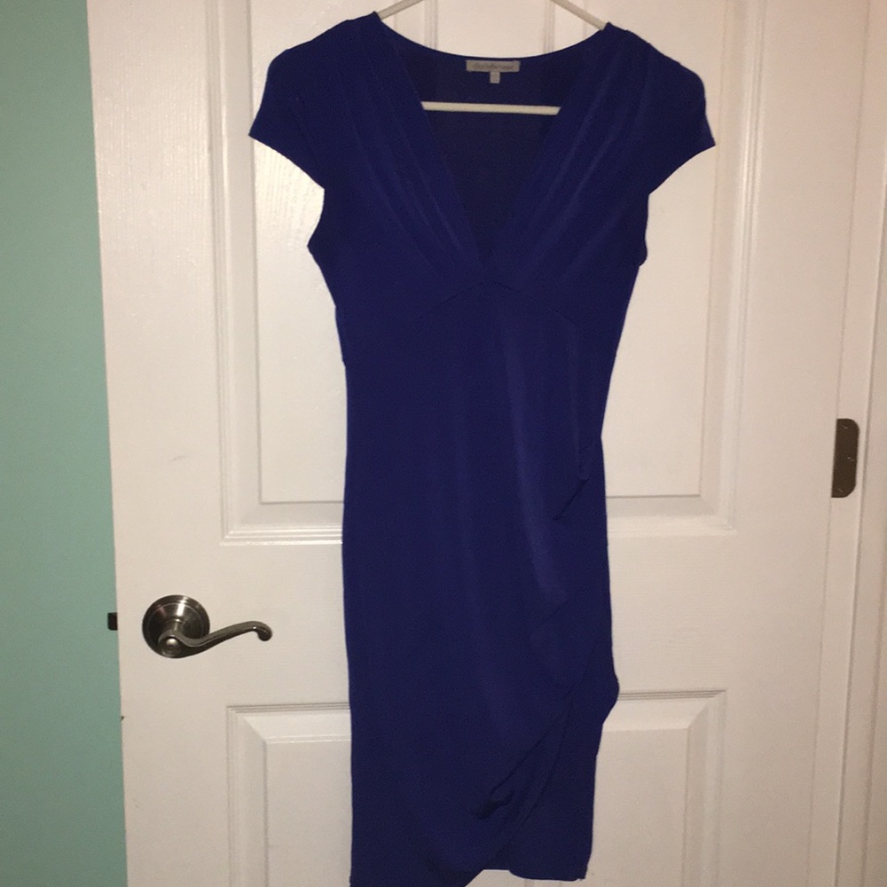 Royal blue tight fitting homecoming dress